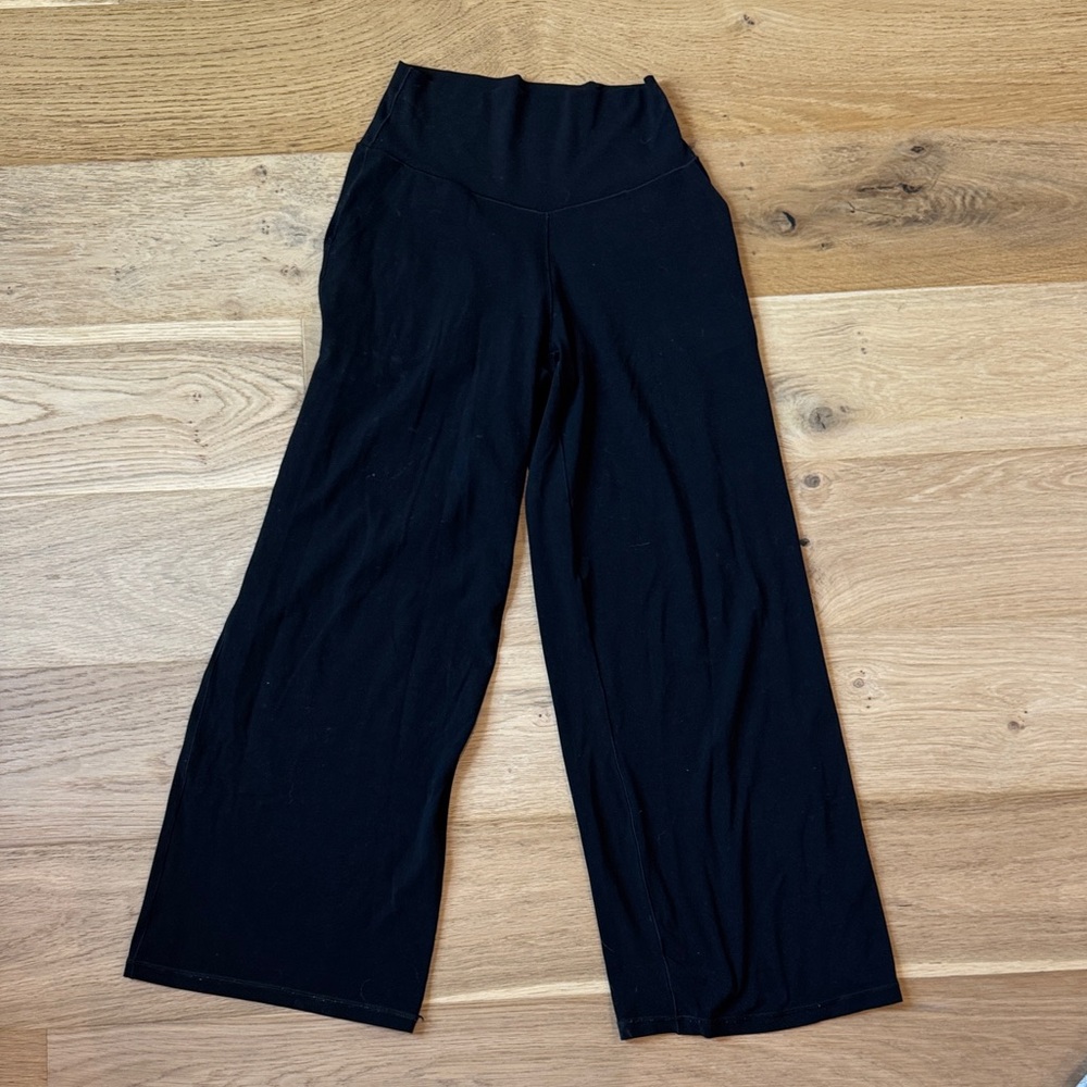 Black Aerie Wide-Leg Pants offline